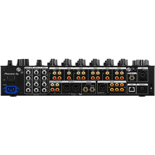 Pioneer DJ DJM-V10-LF Professional 6-Channel Digital DJ Mixer with Long Faders