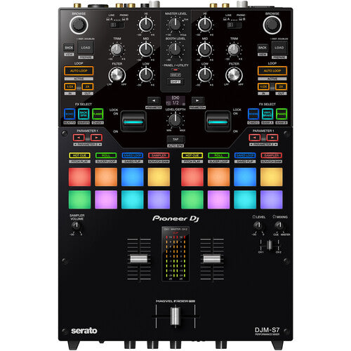 Pioneer DJ DJM-S7 2-Channel Performance DJ Mixer, Serato DJ Compatible