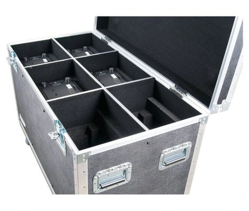 Elation DRCDARTZ360 DARTZ 360 6-Pack Case w/room for clamps