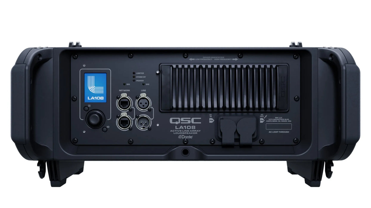 QSC LA108 8" 1300W 2Way Active Line Array Loudspeaker