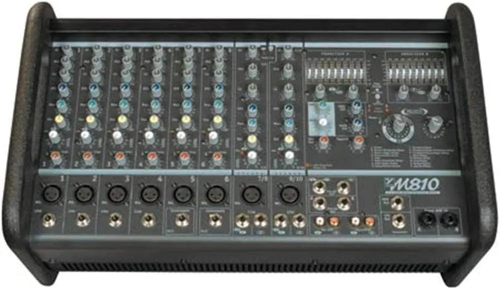 Yorkville Sound  M810-2 MicroMIX Series 2x400 Watts Powered Mixer
