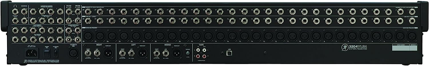 Mackie 3204VLZ4 32-channel 4-bus FX Mixer with USB