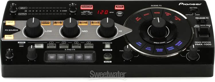 Pioneer DJ RMX-1000 Standalone Remix Effects Processor with Over 12 x Effects Types, Advanced DAW Integration, and Flexible Sample Playback