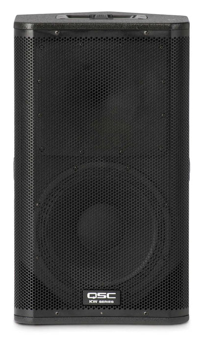 QSC KW122 12" 2-Way, 1000W, 75° Axisymmetric, Active Loudspeaker for Main or Monitor