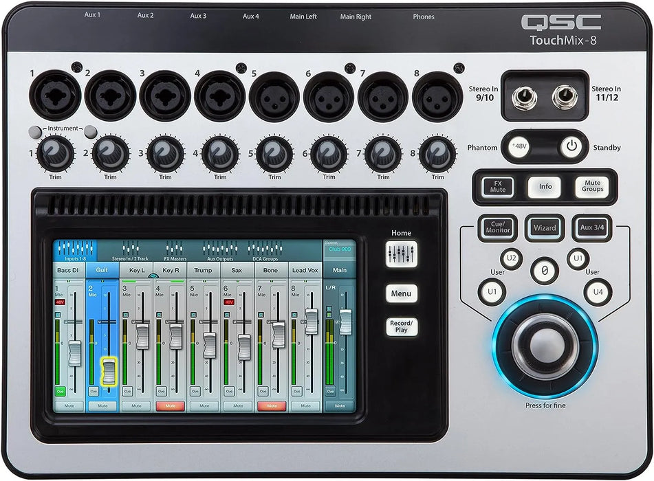 QSC TouchMix-8 Touch-Screen Digital Audio Mixer
