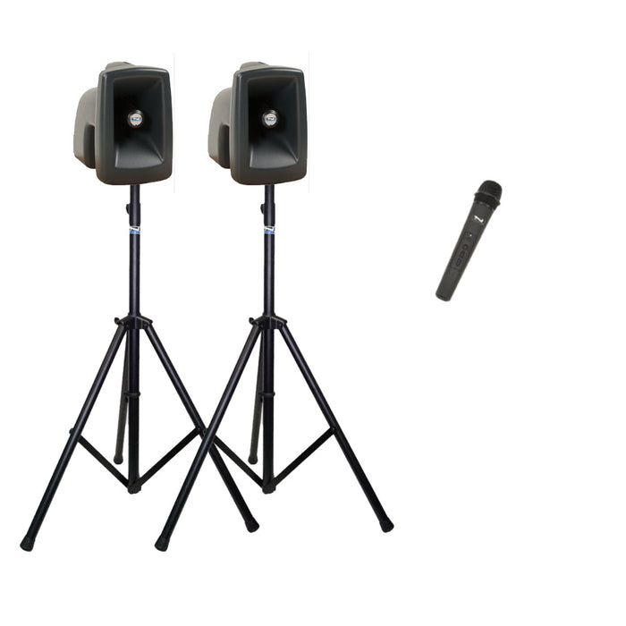 Anchor Audio MegaVox Pair (XU2, AIR), Anchor-Air, 1 wireless mic Beltpack/Lapel WB-LINK & LM-LINK & stands