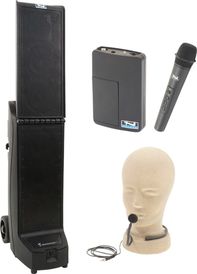 Anchor Audio Bigfoot System X2 Bigfoot (XU2), Anchor-Air & 2 wireless mics: combo Handheld WH-LINK / Beltpack/Collar WB-LINK & CM-LINK