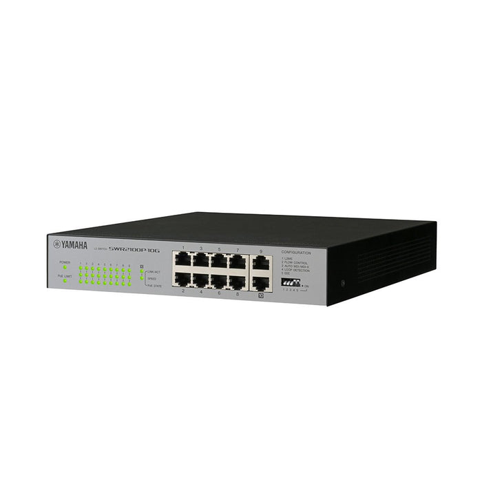 Yamaha SWR2100P-10G L2 Gigabit Dante Switch with PoE