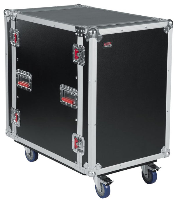 Gator G-TOUR16UCA-24D 16U, 24″ Deep Audio Road Rack Case w/ Casters