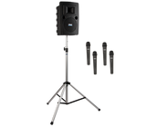 Anchor Audio Liberty (XU2), Anchor-Air & 2 wireless mics: combo Handheld WH-LINK / Beltpack/Headband WB-LINK & HBM-LINK & stand