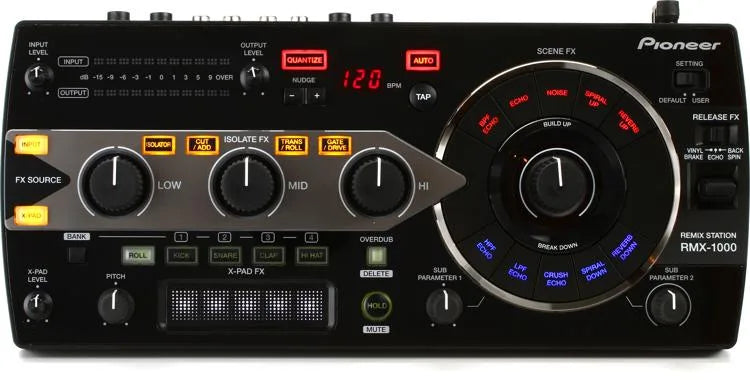 Pioneer DJ RMX-1000 Standalone Remix Effects Processor with Over 12 x Effects Types, Advanced DAW Integration, and Flexible Sample Playback