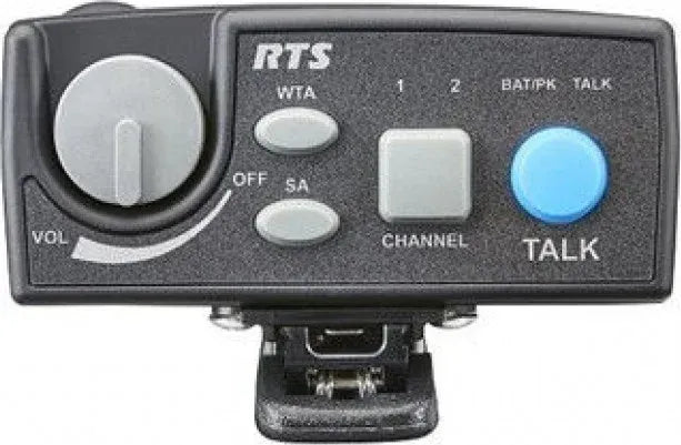RTS TR-80N F3 R4 US UHF Beltpack, 2ch, Band F3, 4F Headset