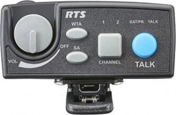 RTS TR-80N C3 R4 US UHF Beltpack, 2ch, Band C3, 4F Headset