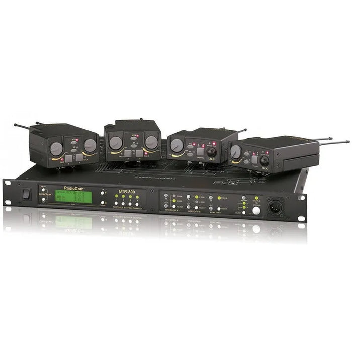 RTS BTR-800-FDR UHF Base Station 2ch Band FD, 4F Headset