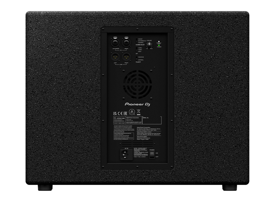 Pioneer Pro Audio XPRS1152S Single Active Subwoofer - 15"