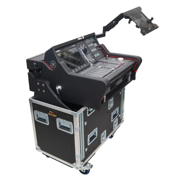 ProX XZF-YDM7EX-COMPACT1U LMA Flip Ready Flight Case for Yamaha DM7C-EX