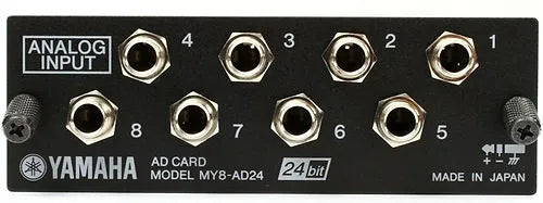 Yamaha MY8AD24 8-CH, Line-Level Analog Input Card
