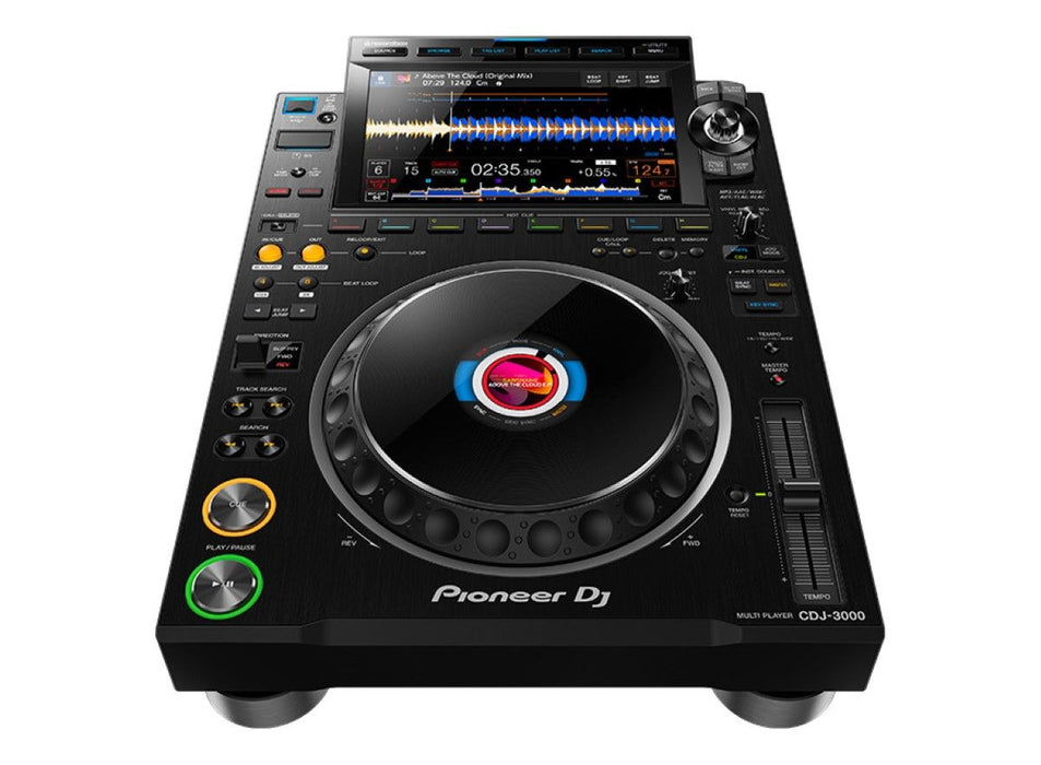 Pioneer DJ CDJ-3000 Flagship DJ Media Player with 9" Multicolor Touchscreen, Black