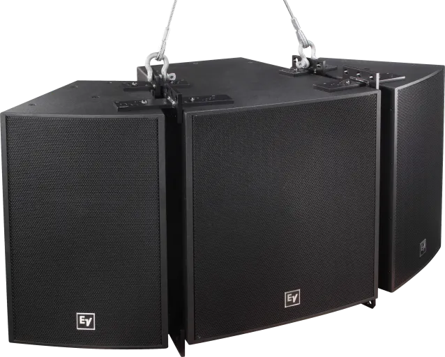 Electro-Voice EVF-1122S/99-PIB 90° X 90°, 2-way Full-range PI-Weatherized, Loudspeaker ,EVCoat, Black