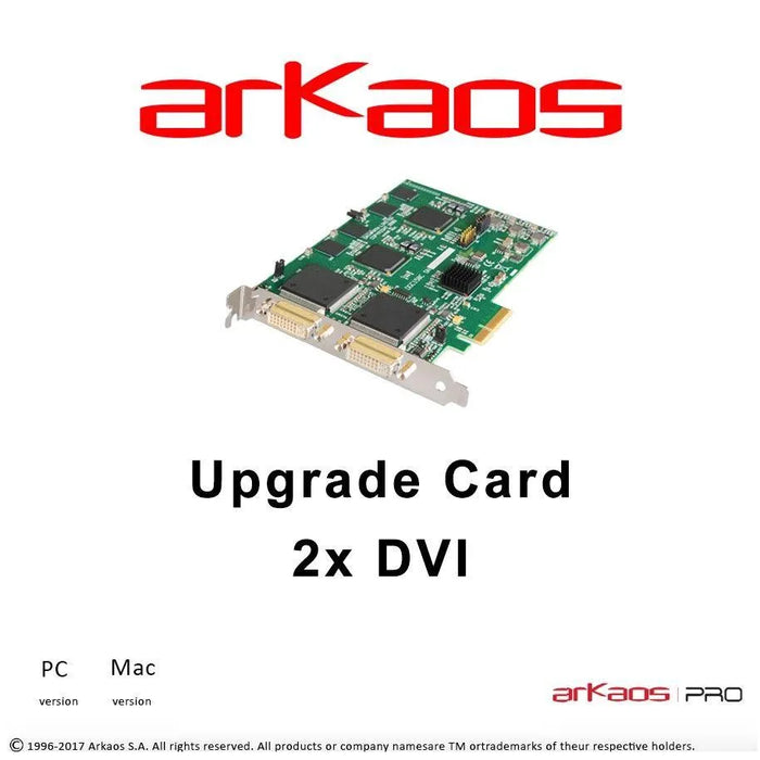 American DJ Upgrade 2X DVI Input for Arkaos Servers