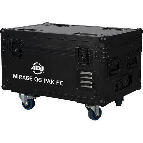 American DJ Mirage Q6 Pak with Charging Case, Black