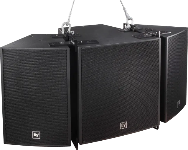 Electro-Voice EVH-1152S/64-BLK 60° X 40° Covarage,2-way Full-range Loudspeaker  EVCoat, Black