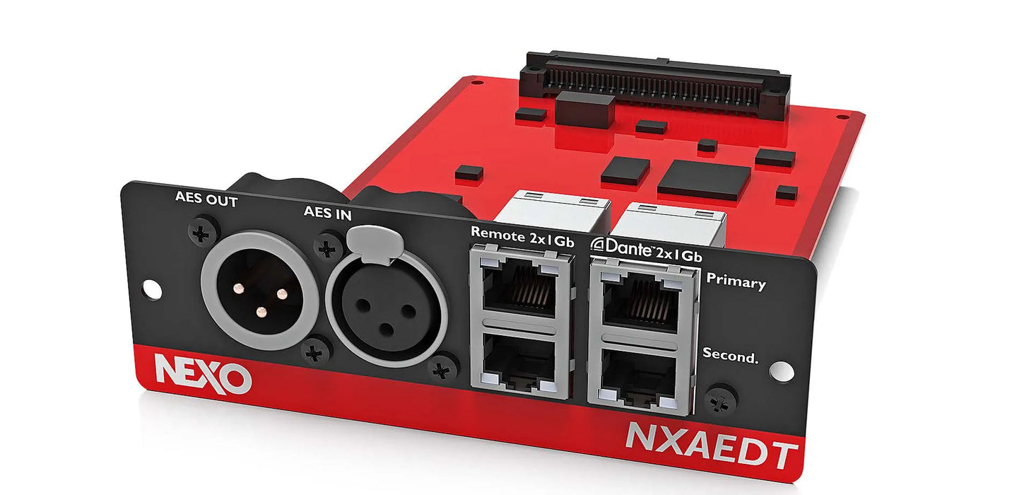 Nexo NXAEDT AES/EBU and Dante Extension Card for NXAMPMK2
