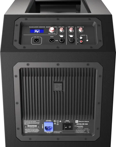 Electro-Voice EVOLVE50-SB-US Column Speaker Sub, Black - Must Order With EVOLVE50-TB