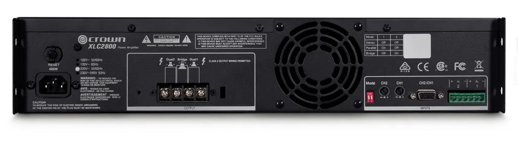 JBL NXLC2800-0-US 2x775W Cinema Amplifier w/o DSP