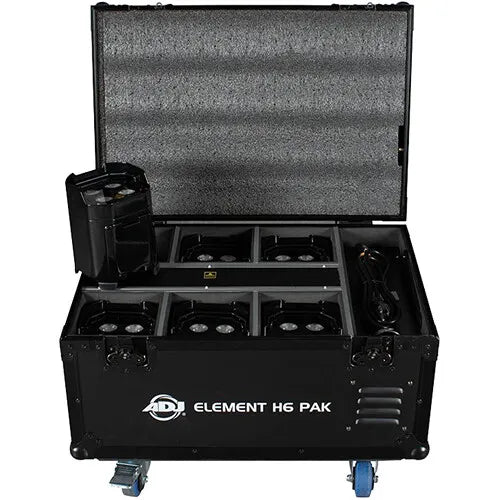 American DJ Element H6 Pak with Charging Case