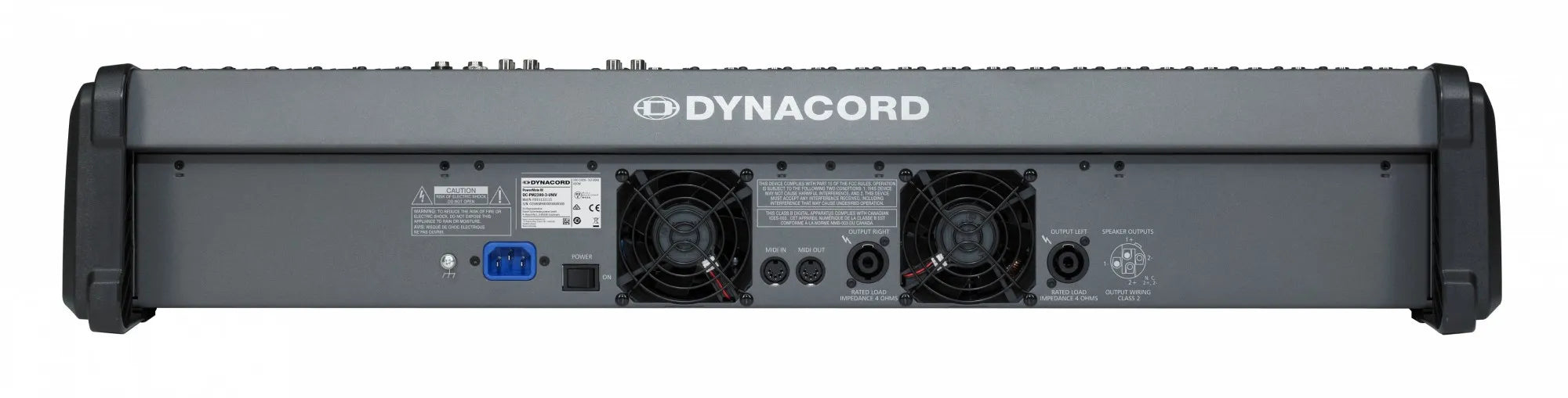 Dynacord DC-PM2200-3-UNIV Power Mixer, 18 Mic/Line + 4 Mic/Stereo Line Channels, Power Amplifier 2x 1000 Watt, USB Audio Interface,