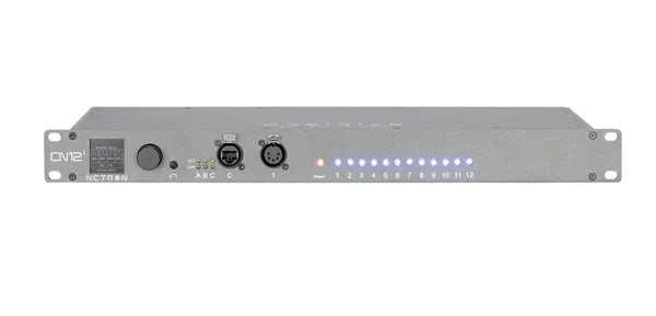 Elation NRE112 EN12i; 12 Universe , 12-Port Node w/POE (RJ45/Phoenix) 19" Rackmount