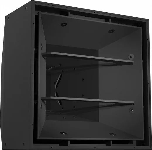 Electro-Voice MTS-6154-64CFWB Full-range, point-source, three-way loudspeaker with integrated cardioid low-frequency chamber, 60° x 40°coverage, fully weatherized, black. Sold only with Dynacord IPX amplifiers