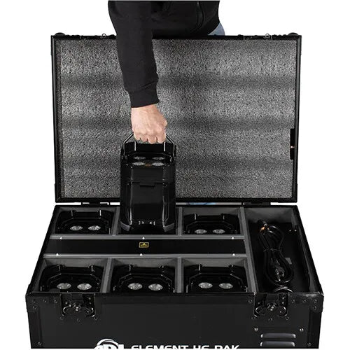 American DJ Element H6 Pak with Charging Case