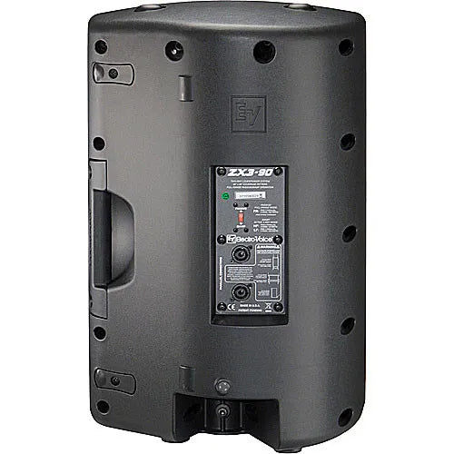 Electro-Voice ZX3-90B 600-Watt, 12" Two-way Loudspeaker System, Bi-amp or Passive, 90 X 50 Horn, Integral Stand Mount, Neutrik Speakon, Black