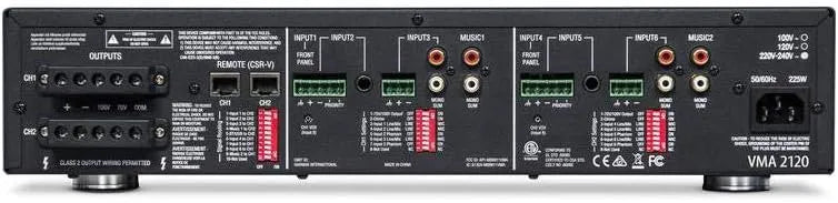 JBL VMA2120 8 input x 120W output Mixer/Amplifiers