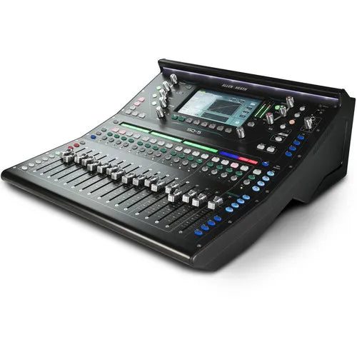 Allen & Heath AH-SQ-5 96kHz XCVI FPGA Processing, 48 Input Channels/ 36-Bus DEEP Processing, Digital Mixer with 16+1 Motorized Faders,