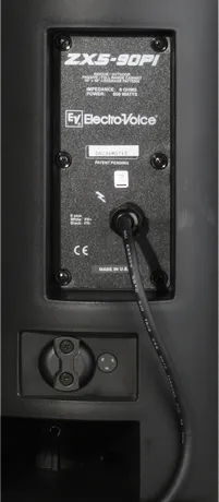 Electro-Voice ZX5-90B 600-Watt, 15" Two-Way Loudspeaker System, Bi-amp or Passive, 90 X 50 Horn, Integral Stand Mount, Neutrik Speakon, Black