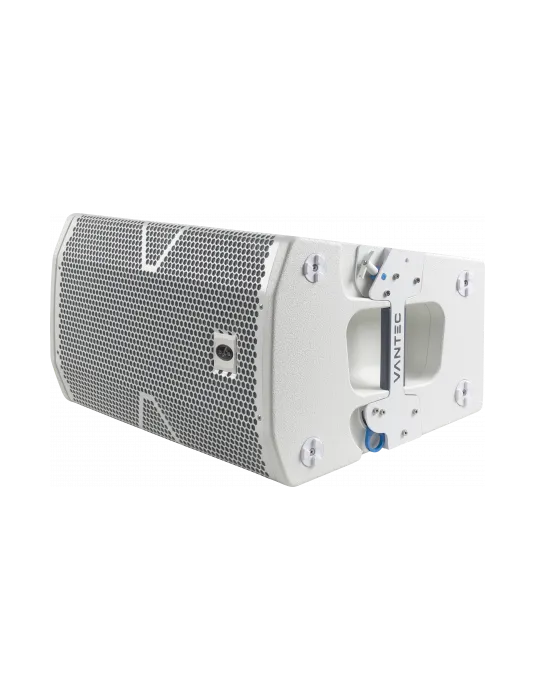 DAS Audio VANTEC-20A-W Powered 12", 1500 Wpeak, Class D, Biamplifed, Two-way, White. Curved-array W/ Daslink™ and Bluetooth
