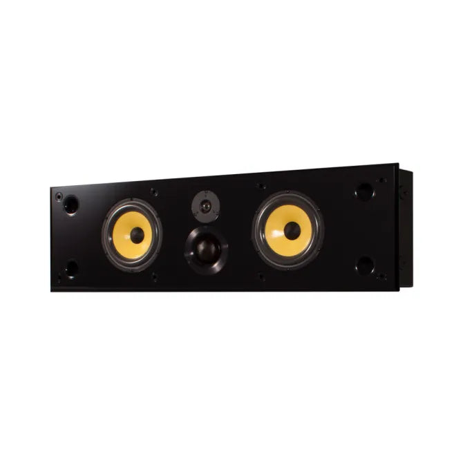 Induction Dynamics C1.8IW-BG C1.8 Three-Way, In-Wall Channel Speaker, Black Gloss