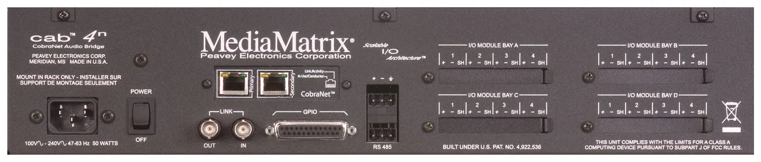 Peavey CAB 4n-CM2 CobraNet Breakout Box