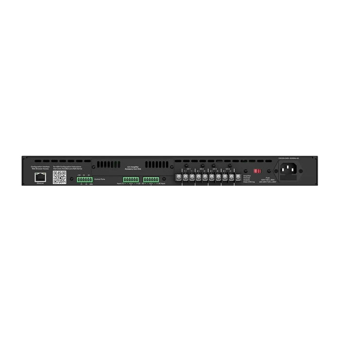 Atlas Sound AZA804 800-Watt Networkable 4-Channel Power Amplifier