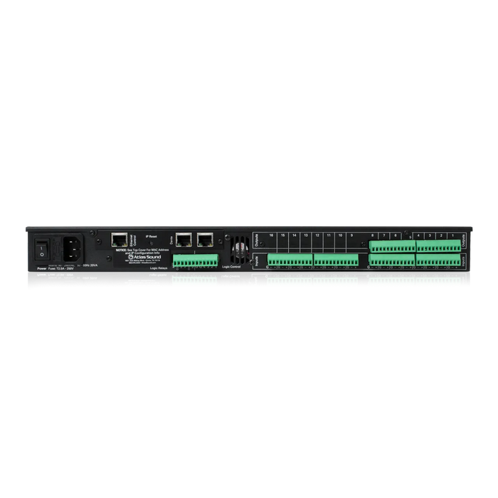 Atlas Sound BB-168DT 16 Input x 8 Output - Networkable DSP Device with Dante™