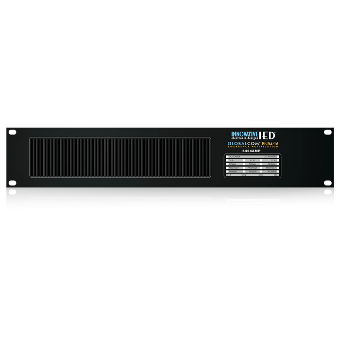 Atlas Sound IED5454AMP GLOBALCOM EN54-16 500W x 4-Channel Power Amplifier