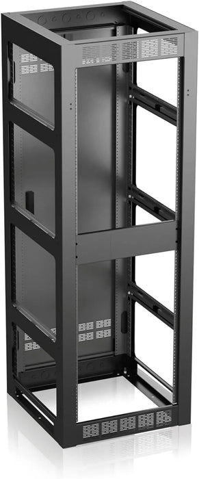 Atlas Sound FMA44-25G Gangable Rack 25.5 inch Deep, 44RU **Shown with Optional Side Panels & Front Door**