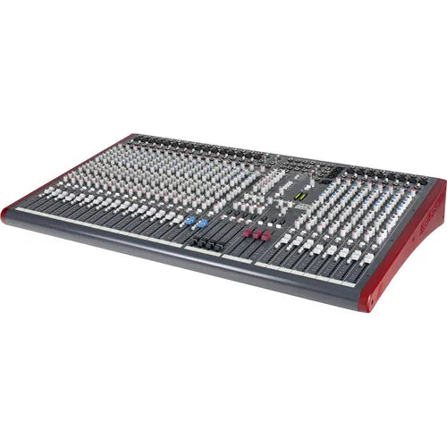 Allen & Heath AH-ZED428 4-Buss Mixer 24 Mic/Line + 2 Dual Stereo Ch., 4 band dual swept mid EQ, 6 Aux sends, 4 groups, Matrix, USB I/O 100mm faders