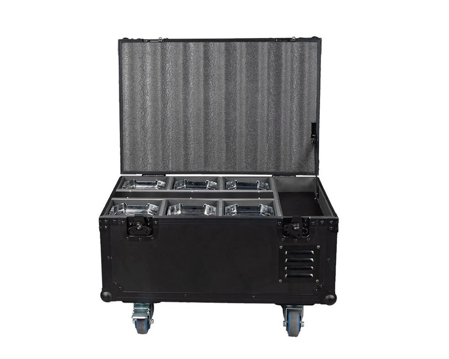 American DJ Mirage Q6 Pak with Charging Case, Chrome