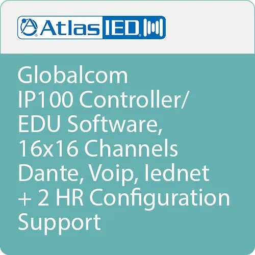Atlas Sound IP100-CS GLOBALCOM® IP100 Announcement Control System