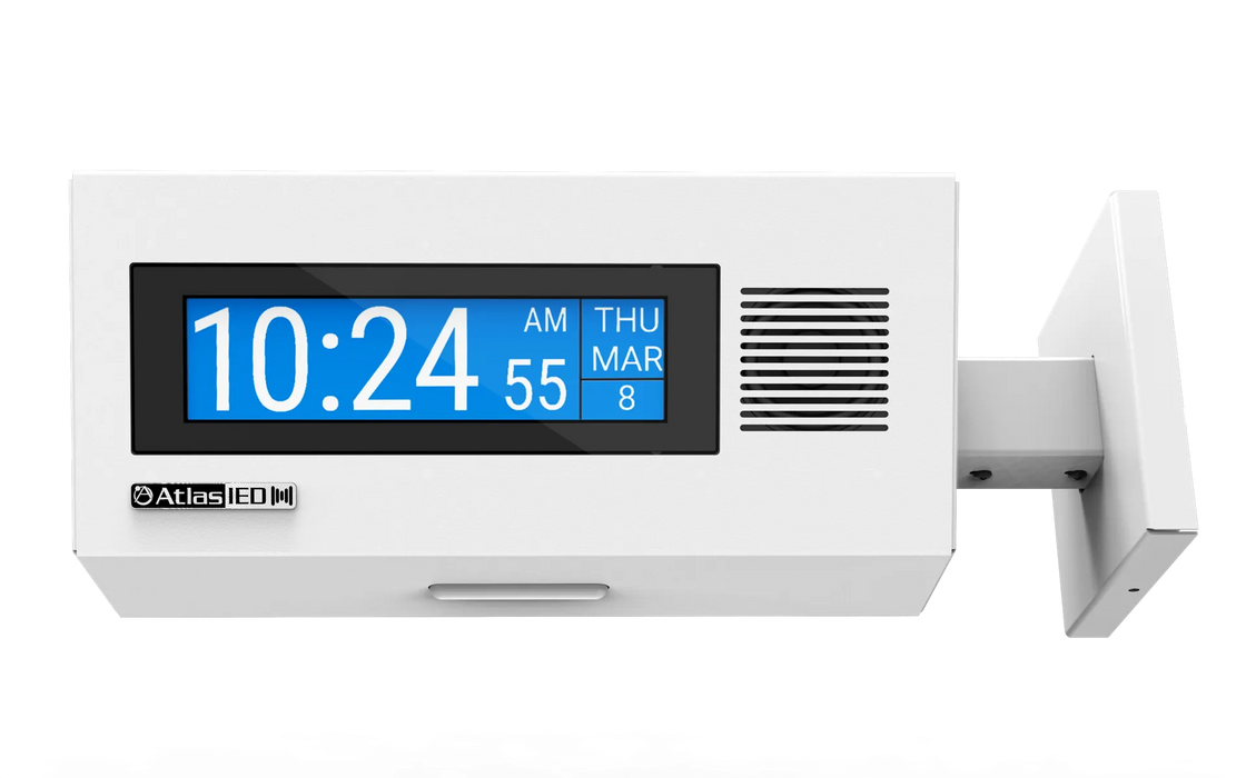 Atlas Sound IP-DDS PoE+ Compliant IP Dual Sided LCD Endpoint with Speakers and LED Flasher