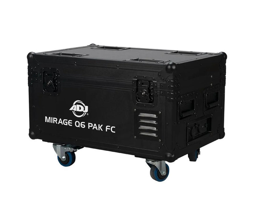 American DJ Mirage Q6 Pak with Charging Case, Chrome